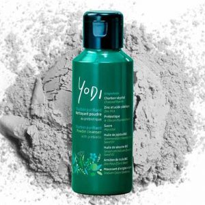 nettoyant visage en poudre au charbon et au zinc